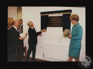 Photograph of HRH Princess of Wales unveiling a...