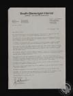 Letter from South Glamorgan Intervol to its...