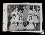 Photograph showing the cast of 'The White...