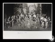 Photograph showing the cast of 'Brigadoon&...