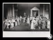 Photograph showing the cast of 'La Belle...