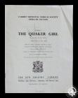 Programme for 'The Quaker Girl', as...