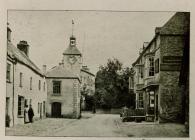 Town Hall and Market Street, Laugharne 1904