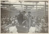 Photo Johnsons Fabric workers,  1950s