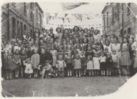 Photo: VE day in Nesta's street, 1946 