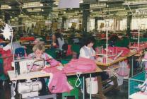 Photo: Women working in the Laura Ashley...