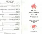 Grand Concert program, Pacific Northwest...