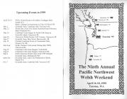    1999  Pacific Northwest Welsh Weekend: handbook