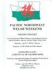   1999  Pacific Northwest Welsh Weekend:...