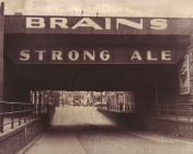 Brains Advert - Bute Street Bridge