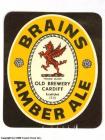 Brains Label - Brains, Amber Ale