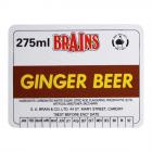 Brains Label - Brains, Ginger Beer