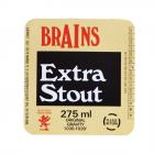 Brains Label - Brains, Extra Stout