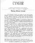 Cyngor Newsletter Vol 1 No.2, June 1989