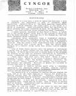 Cyngor Newsletter Vol 3 No.2, June, 1991