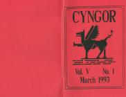 Cyngor Newsletter Vol 5  No. 1, March, 1993