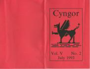Cyngor Newsletter Vol 5  No. 2, July, 1993