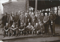 Cefn Coed Colliery workers