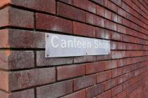 Llanfrechfa Grange: Canteen Shop Sign