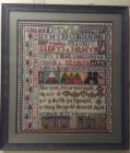 Sampler given to Glenys Thomas, Merched y Wawr...