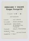 Merched y Wawr Pontypridd Branch 1977-78