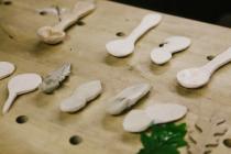 A selection of woods and spoon bases