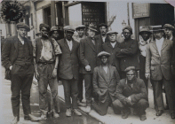 Photograph of the Crew of S.S. Hopemount, 1915