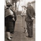 Queen Mother and Sir Alfred Nicholas.