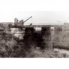 Fountain Bridge under repair, 1920's.