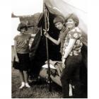 Guides, Athy, Carol Rogers and Lynne, 1966.