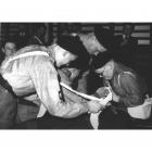 St John's Ambulance, treating casualty at...