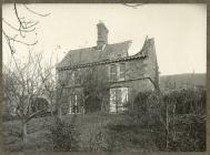 Tornado damage to the Vicarage at Glyn Taff