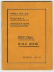 WWFA Official Rule Book 1931/32