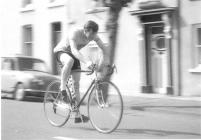 Ystwyth Cycle Club rider Ken Williams crossing...