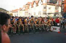 Start of Tour of Wales Stage 1 1989 Aberystwyth.