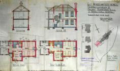 Plans for the extension of Ely Hospital 1908