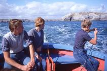 Fishing on Caldey Island