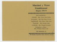 A collection of photographs of Merched y Wawr,...