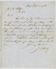 Letter written to Thomas Benbow Phillips at...