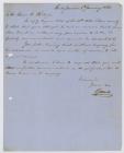 Letter written to Thomas Benbow Phillips by...
