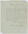 Letter to Colonel Gaspar Gomes Dias from Thomas...