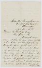 Letter to Thomas Benbow Phillips from D S...