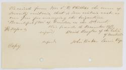 Thomas Benbow Phillips's receipt from...