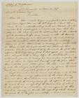 Letter to Joseph Gibson from Thomas Benbow...