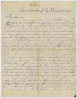 Letter to Thomas Benbow Phillips from Mrs...