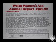 Welsh Women's Aid Annual Report 1981/1982,...