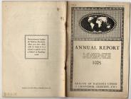 The UK League of Nations Annual Report 1925