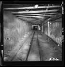 Underground roadway at Graig Merthyr Colliery