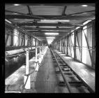 Train tracks and conveyor belt at Blaenant...