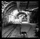 Train underground at Cwmtillery Colliery